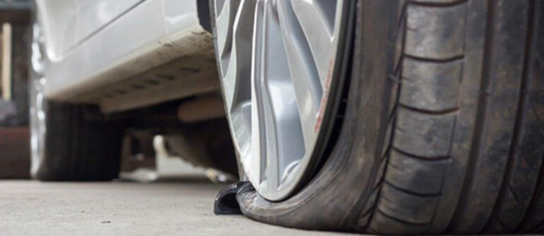 פנצ`ר והחלפת גלגל ברכב